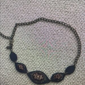 Elegant Black and Gold Necklace